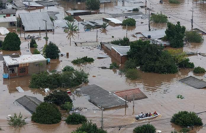 Drama en Brasil por inundación